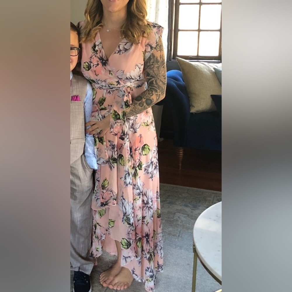 Eliza J high low floral dress